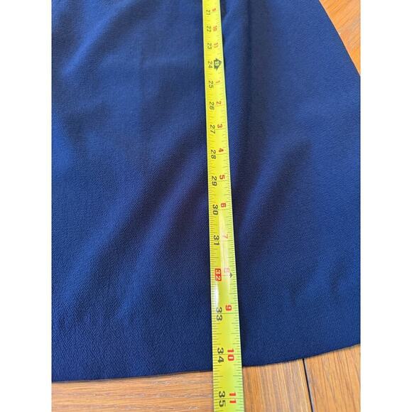 Trina Turk Navy Blue Cape Dress - Picture 12 of 14